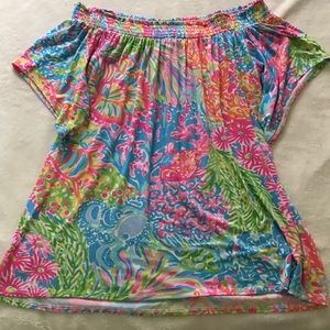 Lilly Pulitzer off the shoulder